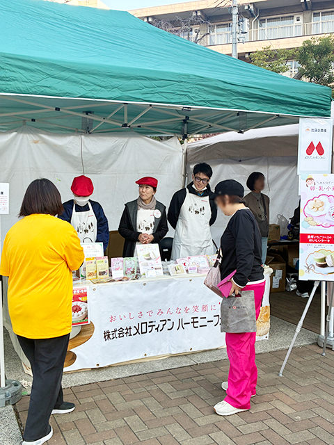 ゆめのちからマルシェ 出展の様子